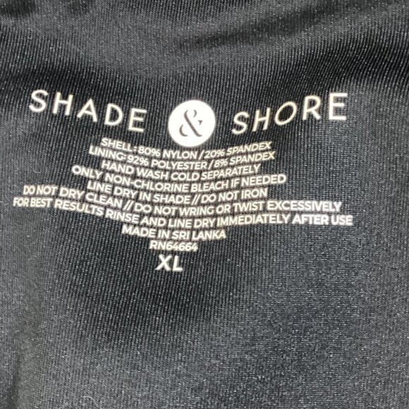 Shade & Shore Black Bikini Sexy Fishnet Macrame Sz 36DD Top XL Bottom 254A - Picture 7 of 10